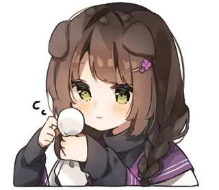 🐈 Anime, Meisje, Schattig, Pop, Chibi whatsapp sticker