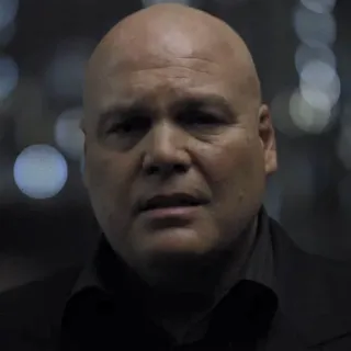 🥊 Wilson Fisk Daredevil chef de gang, vilain, crime, Netflix, Marvel whatsapp sticker