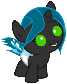 😊 Queen Chrysalis My Little Pony Pônei, Chrysalis, Desenho animado, Personagem, Animal telegram sticker