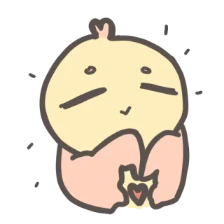❤️ süß, kawaii, Herz, Cartoon, Aufkleber, Animation telegram sticker