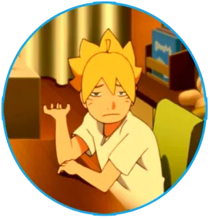 😑 Boruto Uzumaki Boruto Boruto, anime, manga, character, sad, uzumaki whatsapp sticker