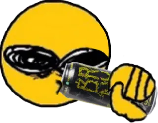 🥃 Emoji, Bebendo, Óculos de sol, Legal, Bebida energética whatsapp sticker