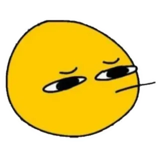 😑 表情包, 反应, 表情, 搞笑, 黄色, 脸, 网络 telegram sticker