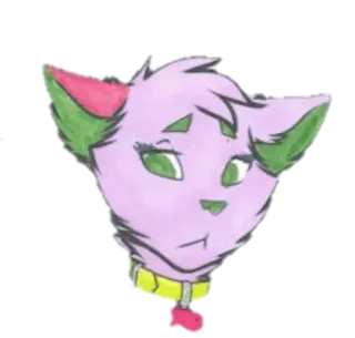 😞 chat, animal, dessin animé, autocollant, mignon, animal de compagnie, domestique, félin telegram sticker
