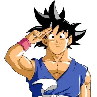 🤞 Goku Dragon Ball 悟空, ドラゴンボール, アニメ, 漫画, キャラクター, カートゥーン telegram sticker