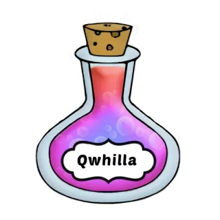 🐰 Qwhilla potion, magic, fantasy, bottle, liquid telegram sticker