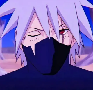 🌌 Kakashi Hatake Naruto anime, kakashi, naruto, ninja, manga telegram sticker