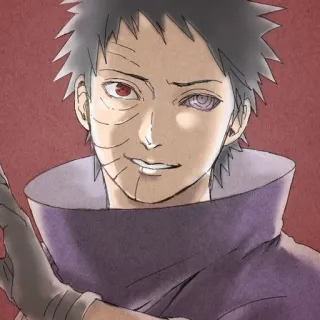 😉 Obito Uchiha Naruto anime, Naruto, Obito Uchiha, manga, ninja telegram sticker