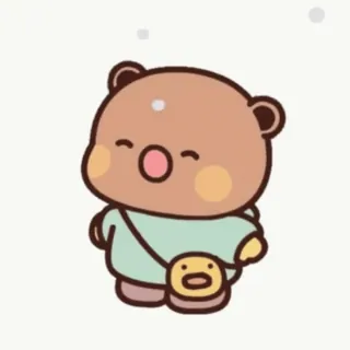 ❄️ ours, mignon, dessin animé, animal, kawaii, chibi telegram sticker