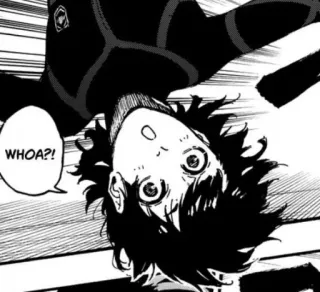 ⁉️ WHOA?! anime, manga, surprised, expression, black and white whatsapp sticker