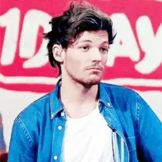 😕 Louis Tomlinson musicien, chanteur, célébrité, One Direction, Louis Tomlinson, personne, homme telegram sticker