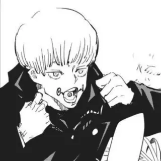 🍣 Kokichi Muta Jujutsu Kaisen Jujutsu Kaisen, Kokichi Muta, anime, manga, personaggio, carino telegram sticker