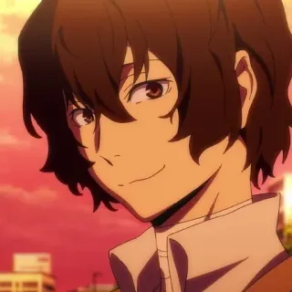 🍩 Osamu Dazai Bungo Stray Dogs Anime, Dazai, Bungo Stray Dogs, Karakter, Osamu Dazai telegram sticker