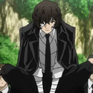 🥀 Osamu Dazai Bungou Stray Dogs anime, character, dazai, bungou stray dogs telegram sticker