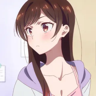 🥥 Chizuru Ichinose Rent-A-Girlfriend Anime, Chizuru, Rent-a-Girlfriend, Dễ thương, Cô gái, Phim hoạt hình telegram sticker