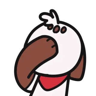 🤦‍♂️ 犬, 漫画, ステッカー, 動物 telegram sticker