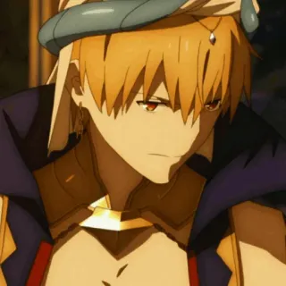 ✨ Gilgamesh Fate/Zero anime, king, archer, fate, gilgamesh telegram sticker