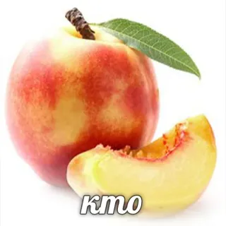 🤔 кто 복숭아, 과일, 음식, 누구 telegram sticker