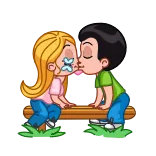 ❤️ Love Is... @TgEmojis telegram emojis 😘