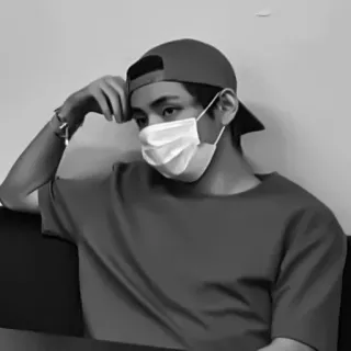 🕸 V kpop, bts, singer, celebrity, idol, v whatsapp sticker
