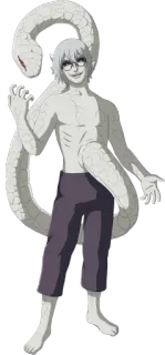 😵 Kabuto Yakushi Naruto anime, snake, manga, villain, kabuto, yakushi telegram sticker