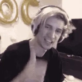 👍 xQc xQc, Streamer, Criador de conteúdo, Twitch, Youtuber telegram sticker