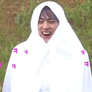 🐟 ㅋㅋㅋ ridere, persona, felice, sorriso, coreano, meme telegram sticker