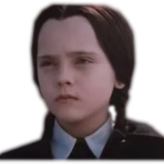 👺 Wednesday Addams The Addams Family Mercredi Addams, La Famille Addams, Effrayant, Gothique, Personnage telegram sticker