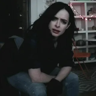 🥀 Jessica Jones marvel, jessica jones, supereroe, serie tv, kristen ritter, personaggio telegram sticker