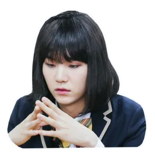🤔 Suga persona, coreano, idol, celebrità, uomo telegram sticker
