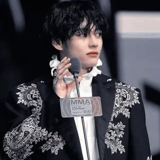 ▫️ MMA kpop, piosenkarz, muzyk, nagroda telegram sticker