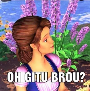 🧘‍♂ OH GITU BROU? telegram sticker