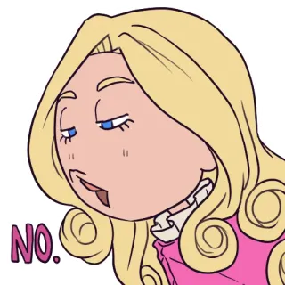 🐰 NO. no, desacuerdo, rechazo telegram sticker