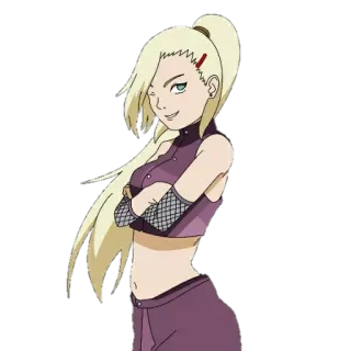 😉 Ino Yamanaka Naruto anime, character, ino yamanaka, naruto, ninja telegram sticker
