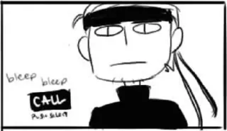 😐 CALL call, message, notification telegram sticker