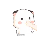 Fatty Cat😽- @MochaStickers whatsapp stickers