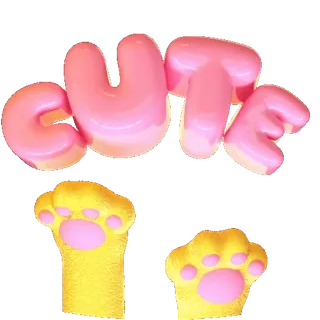 😻 CUTE dễ thương, hồng, kawaii, mèo con, mèo, đáng yêu, thú cưng, động vật telegram sticker