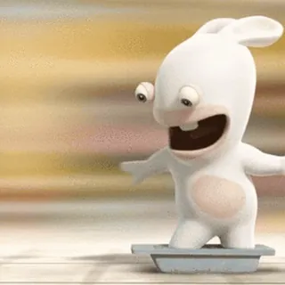rabbids @this_is_sticker_party whatsapp stickers