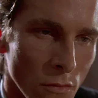 🪚 Patrick Bateman American Psycho american psycho, christian bale, patrick bateman, film, movie telegram sticker