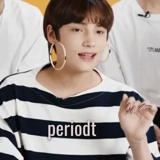 🌸 periodt 밈, 슬랭, Periodt, 표현, 문구, 인터넷 용어 telegram sticker