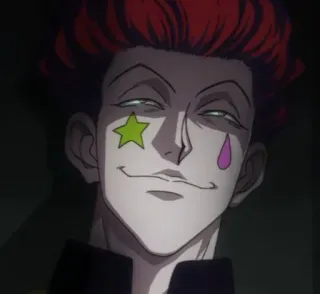 🤔 Hisoka Morow Hunter x Hunter 动漫, 漫画, 小丑, 反派, 全职猎人 telegram sticker