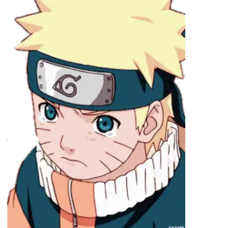😭 Naruto Anime, Kreskówka, Smutny, Płaczący, Postać, Manga telegram sticker