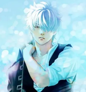 ✨ Gintoki Sakata Gintama Аниме, Персонаж, Гинтоки, Гинтама whatsapp sticker