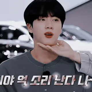 🐹 아야 억 소리 난다 나 Koreański, Piosenkarz, Idol, Rozrywka, K-Pop whatsapp sticker