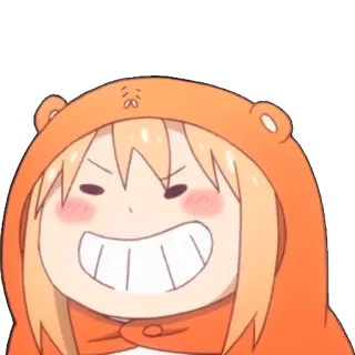 🌝 Umaru Doma Himouto! Umaru-chan anime, umaru, chibi, cartoon, funny, kawaii, cute, manga telegram sticker