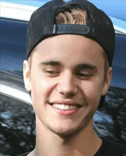 😌 Justin Bieber 有名人, 歌手, ポップスター, ミュージシャン, 人物 telegram sticker