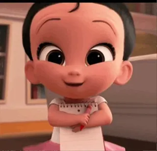 😃 Boss Baby The Boss Baby em bé, ông chủ, hoạt hình, phim hoạt hình, dễ thương whatsapp sticker