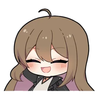 ☺️ anime, chibi, cartoon, cute, girl, kawaii telegram sticker