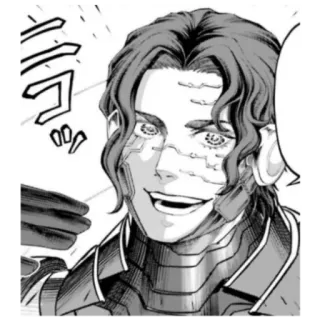 😁 Anime, Manga, Personnage, Sourire, Visage, Portrait whatsapp sticker