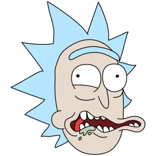 🍾 Rick Sanchez Rick and Morty Rick, Rick Sanchez, Rick y Morty, Dibujos animados, Animación, Adult Swim telegram sticker
